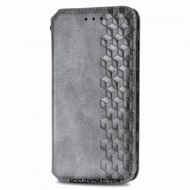 Bescherming Hoesje voor Samsung Galaxy A42 5G Folio-hoesje Leereffect Diamanttextuur