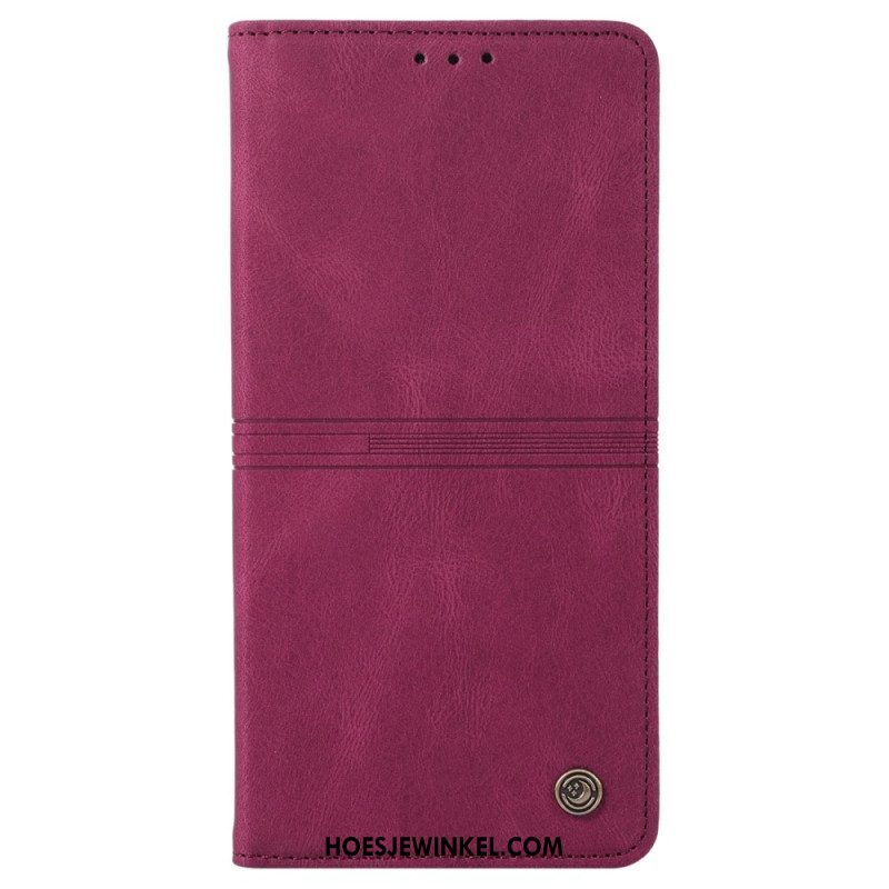 Bescherming Hoesje voor Samsung Galaxy A53 5G Folio-hoesje Klinknagel