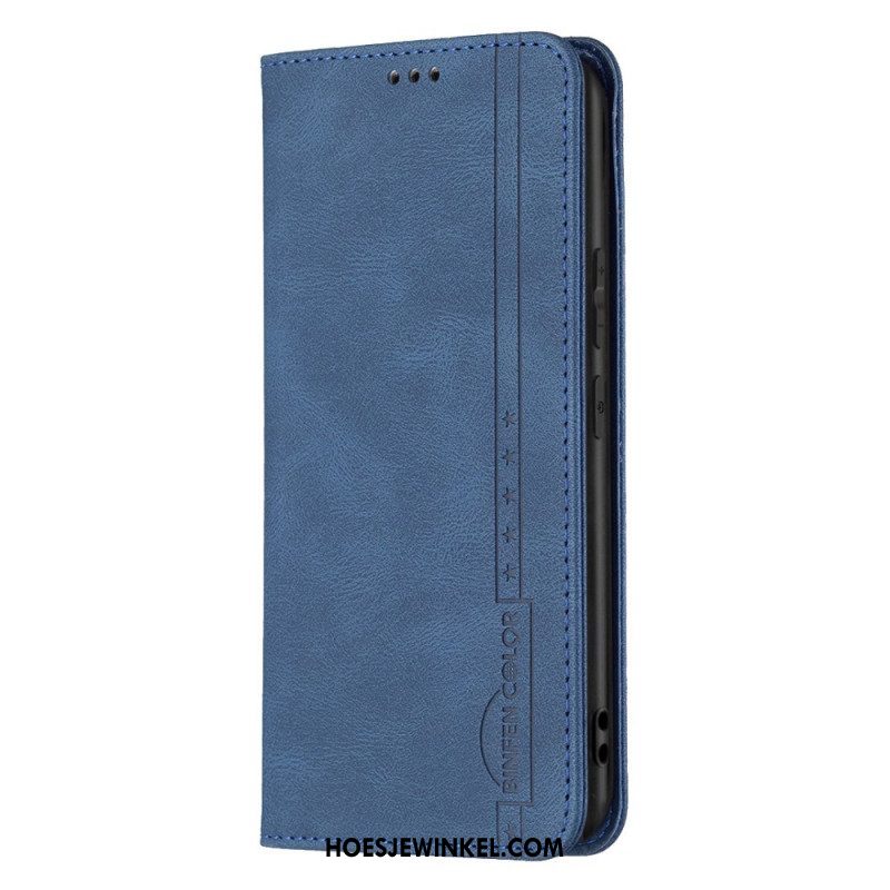 Bescherming Hoesje voor Samsung Galaxy A53 5G Folio-hoesje Rfid Naaien Binfen Kleur