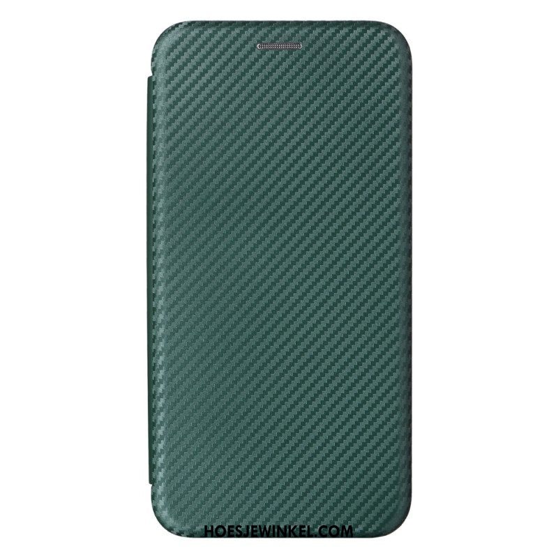 Bescherming Hoesje voor Samsung Galaxy A54 5G Folio-hoesje Gekleurde Koolstofvezel