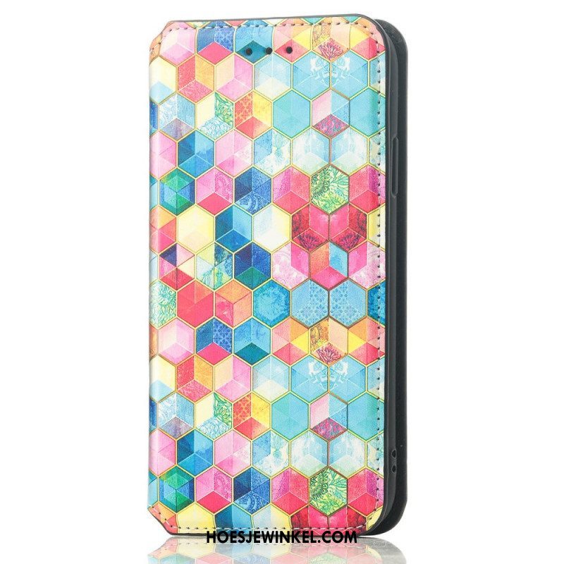 Bescherming Hoesje voor Samsung Galaxy M12 / A12 Folio-hoesje Caseneo Rfid-ontwerp