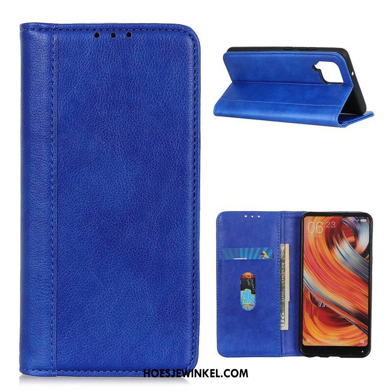 Bescherming Hoesje voor Samsung Galaxy M12 / A12 Folio-hoesje Gekleurd Splitleer