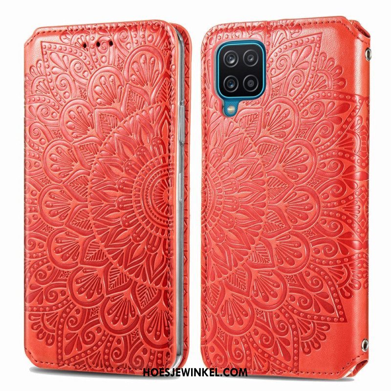 Bescherming Hoesje voor Samsung Galaxy M12 / A12 Folio-hoesje Mandala