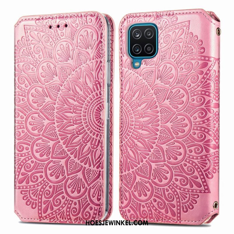 Bescherming Hoesje voor Samsung Galaxy M12 / A12 Folio-hoesje Mandala