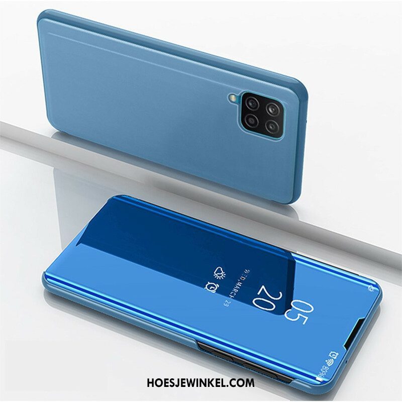 Bescherming Hoesje voor Samsung Galaxy M12 / A12 Folio-hoesje Spiegel