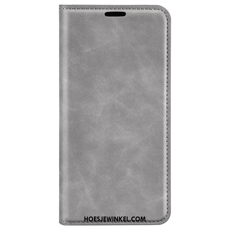 Bescherming Hoesje voor Samsung Galaxy M13 Folio-hoesje Leer-effect