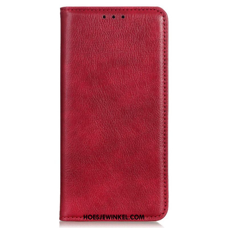 Bescherming Hoesje voor Samsung Galaxy M13 Folio-hoesje Litchi Splitleer