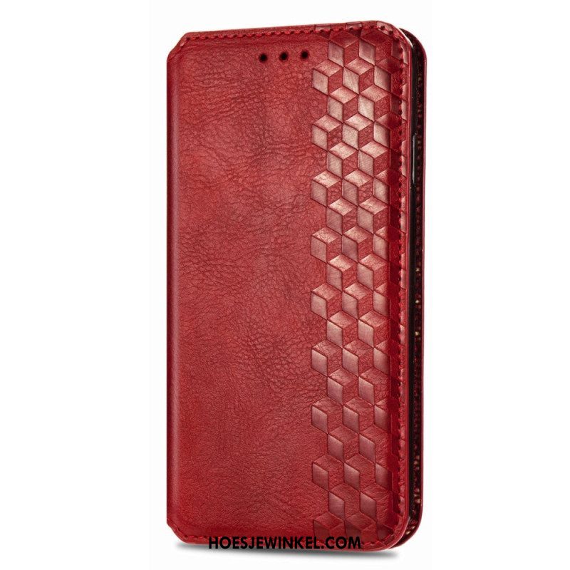 Bescherming Hoesje voor Samsung Galaxy M13 Folio-hoesje Patroon Met Leereffect