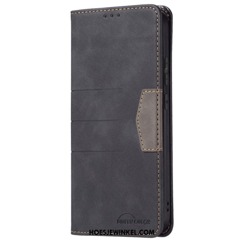 Bescherming Hoesje voor Samsung Galaxy M23 5G Folio-hoesje Binfen-kleur