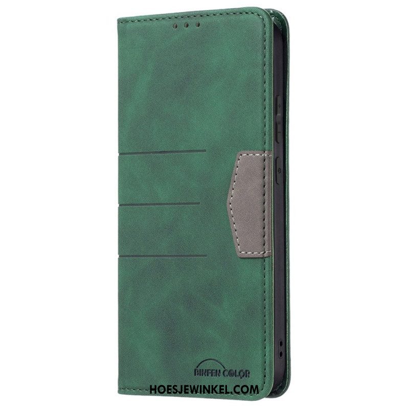 Bescherming Hoesje voor Samsung Galaxy M23 5G Folio-hoesje Binfen-kleur