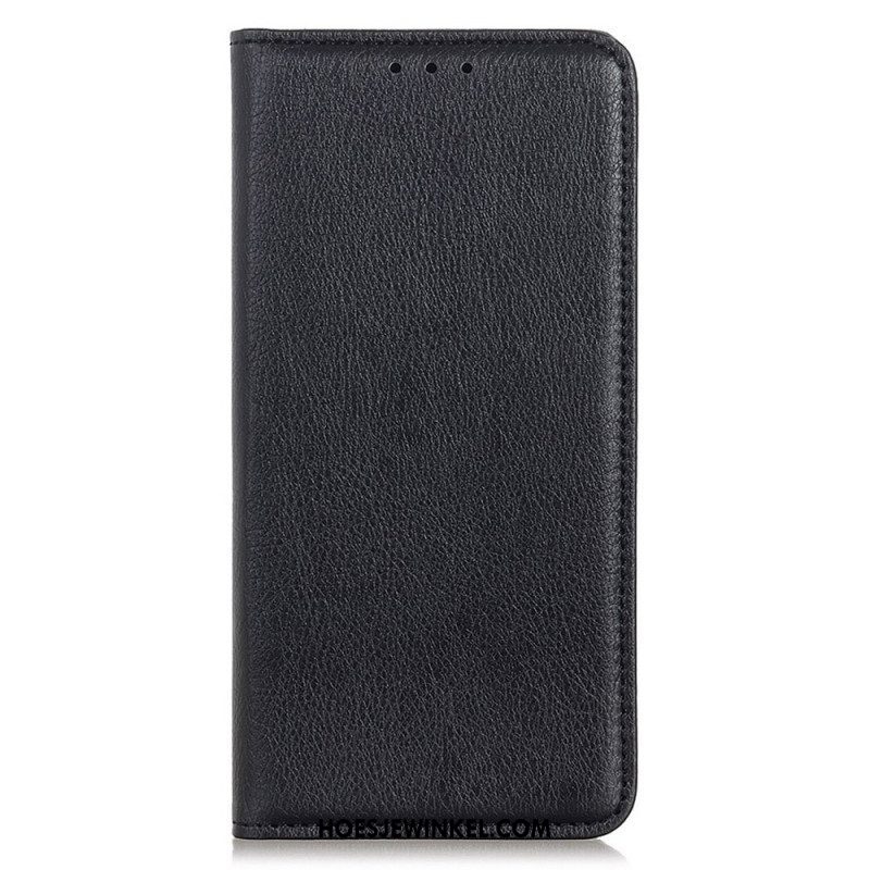 Bescherming Hoesje voor Samsung Galaxy M33 5G Folio-hoesje Litchi Splitleer