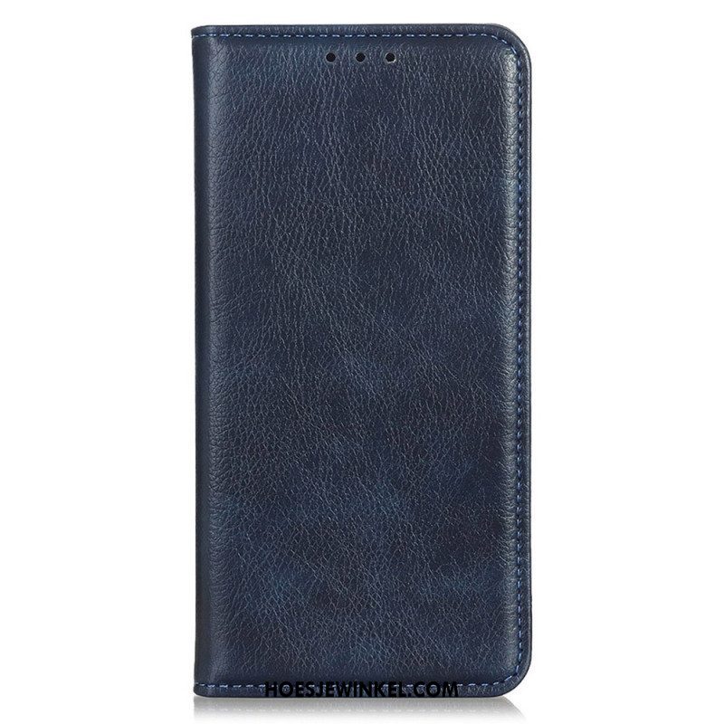 Bescherming Hoesje voor Samsung Galaxy M33 5G Folio-hoesje Litchi Splitleer