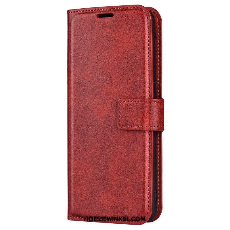 Bescherming Hoesje voor Samsung Galaxy M52 5G Folio-hoesje Elegant Leer