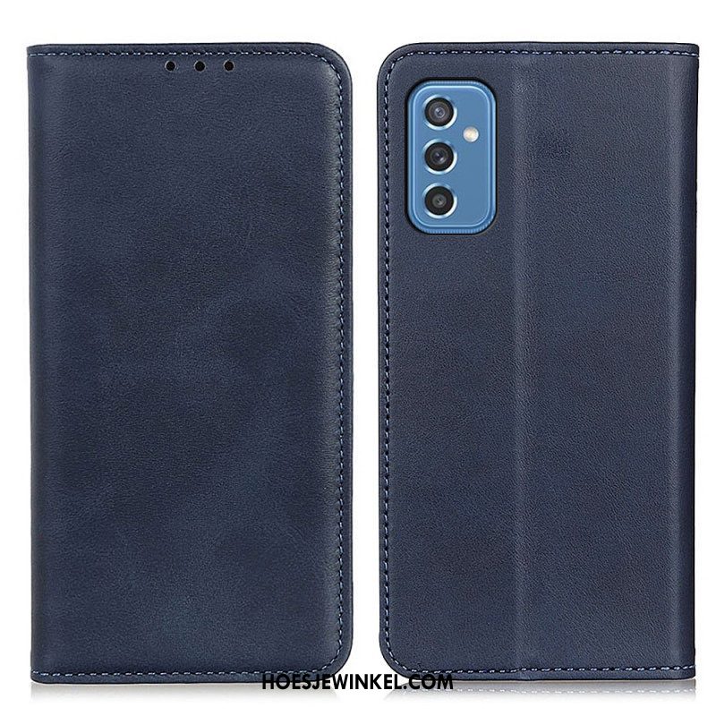 Bescherming Hoesje voor Samsung Galaxy M52 5G Folio-hoesje Elegant Leer