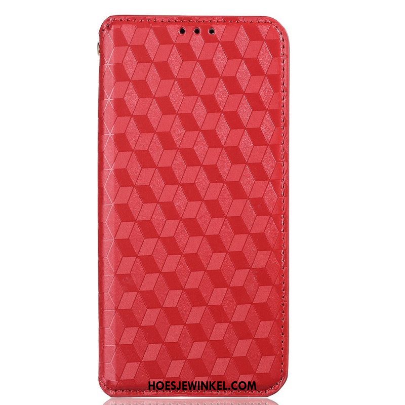 Bescherming Hoesje voor Samsung Galaxy M53 5G Folio-hoesje 3d Kubussen