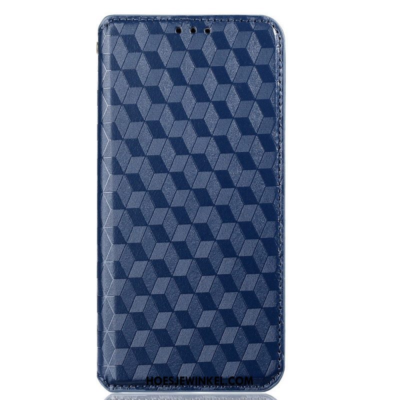 Bescherming Hoesje voor Samsung Galaxy M53 5G Folio-hoesje 3d Kubussen