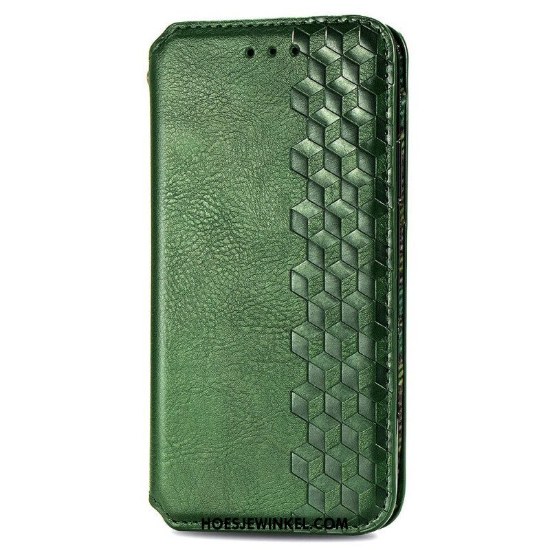 Bescherming Hoesje voor Samsung Galaxy M53 5G Folio-hoesje Patroon Met Leereffect