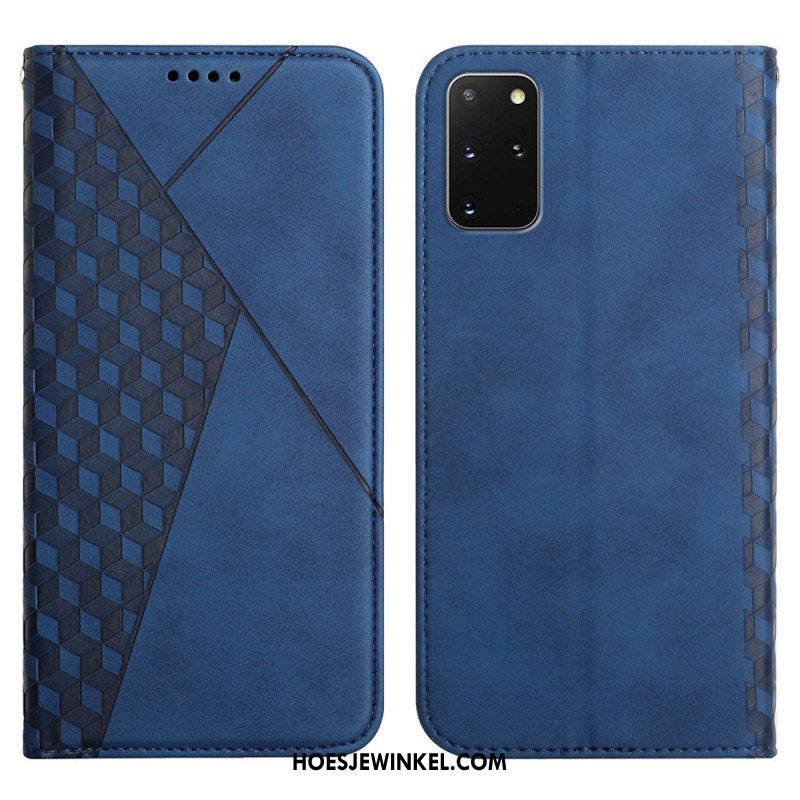 Bescherming Hoesje voor Samsung Galaxy S20 Plus / S20 Plus 5G Folio-hoesje Geo Leereffect