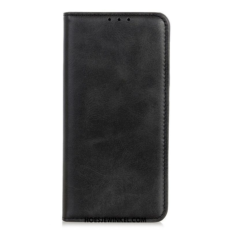 Bescherming Hoesje voor Samsung Galaxy S21 FE Folio-hoesje Gespleten Leer