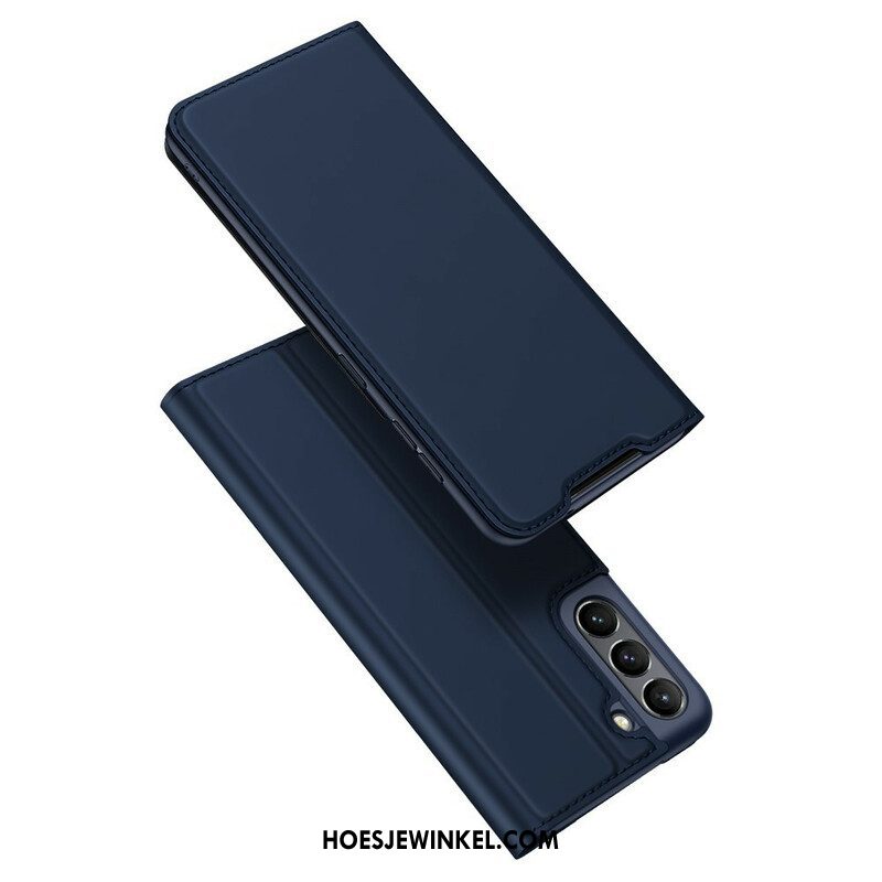 Bescherming Hoesje voor Samsung Galaxy S21 FE Folio-hoesje Skinpro Dux Ducis