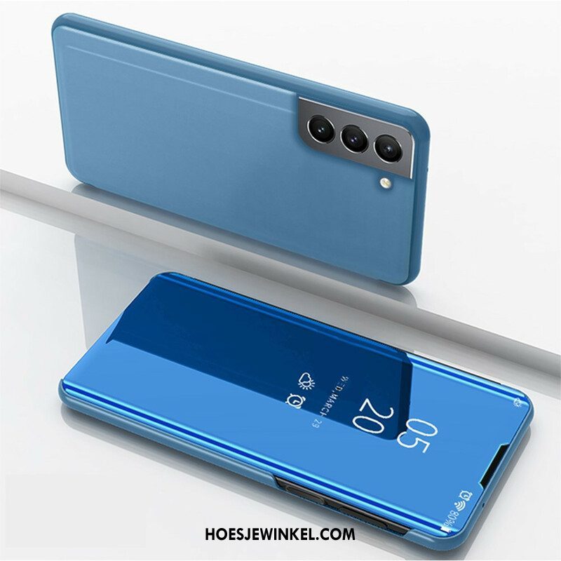 Bescherming Hoesje voor Samsung Galaxy S21 FE Folio-hoesje Spiegel