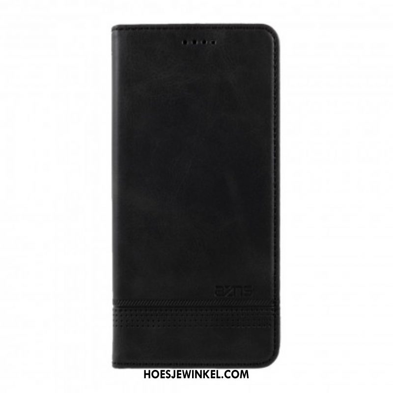 Bescherming Hoesje voor Samsung Galaxy S21 Plus 5G Folio-hoesje Azns Leerstyling