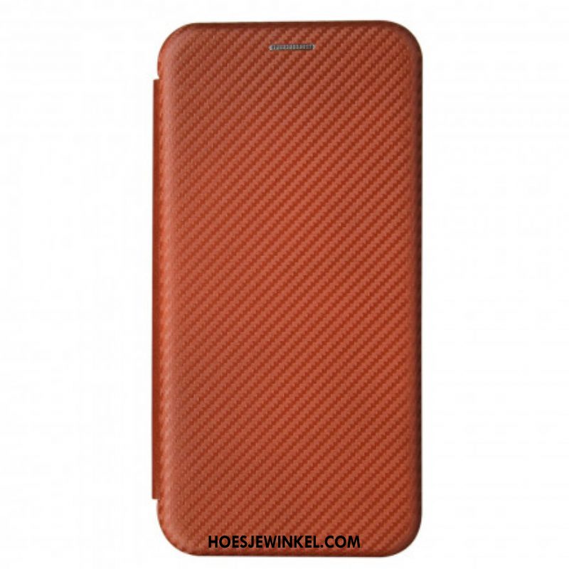 Bescherming Hoesje voor Samsung Galaxy S21 Plus 5G Folio-hoesje Koolstofvezel