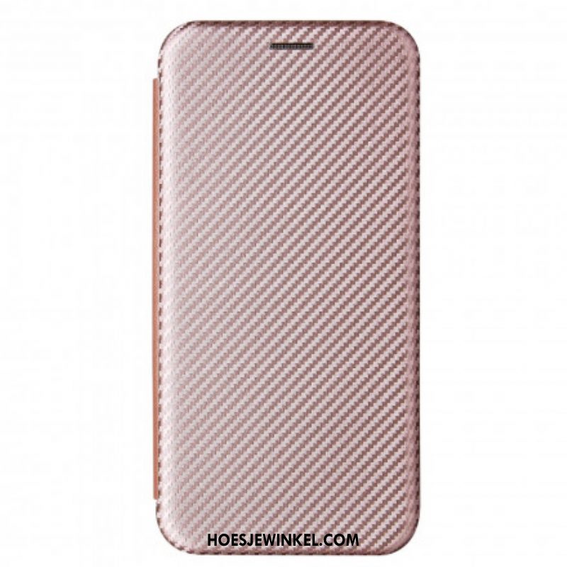 Bescherming Hoesje voor Samsung Galaxy S21 Plus 5G Folio-hoesje Koolstofvezel