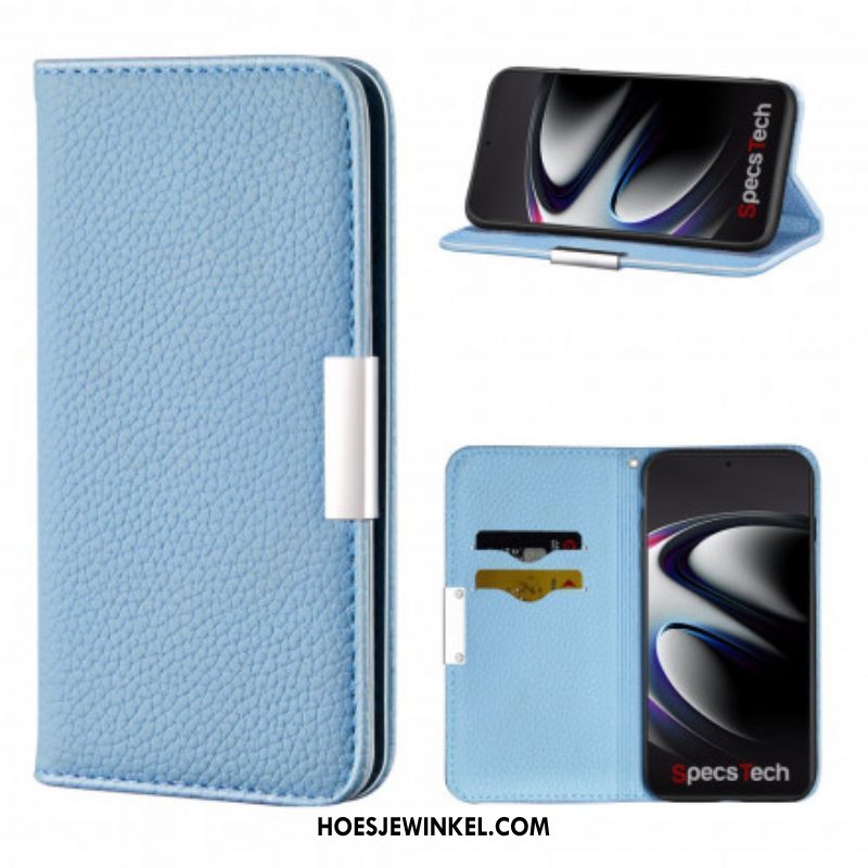 Bescherming Hoesje voor Samsung Galaxy S21 Ultra 5G Folio-hoesje Imitatieleer Litchi Ultra Chic