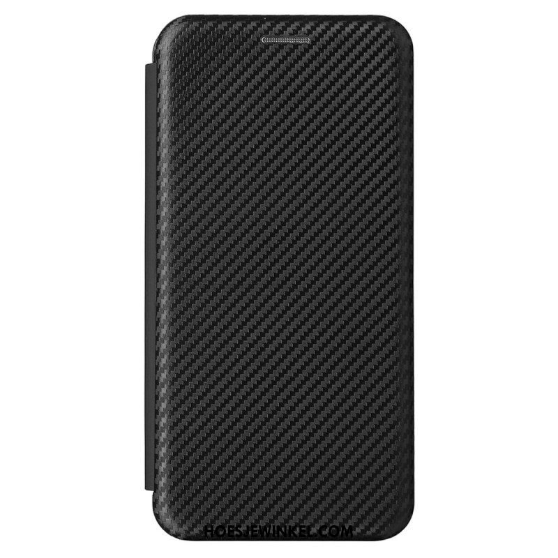 Bescherming Hoesje voor Samsung Galaxy S22 5G Folio-hoesje Koolstofvezel