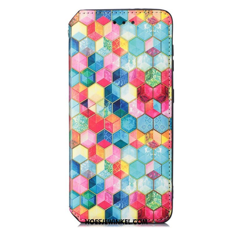 Bescherming Hoesje voor Samsung Galaxy S22 Plus 5G Folio-hoesje Caseneo Rfid-ontwerp