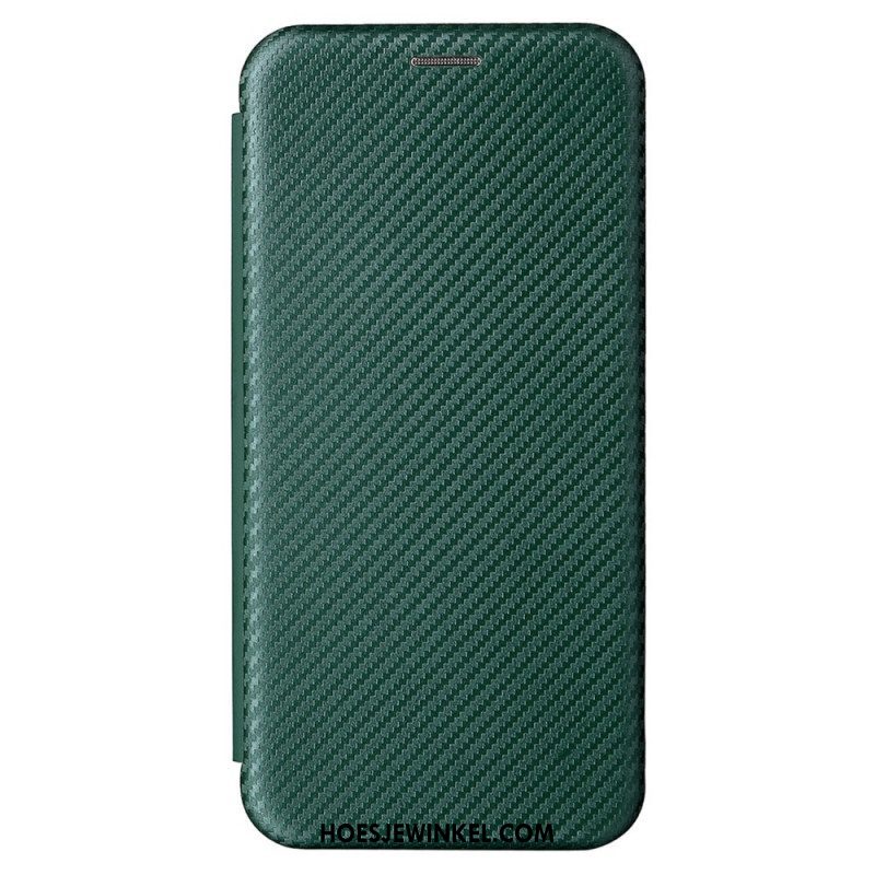 Bescherming Hoesje voor Samsung Galaxy S22 Plus 5G Folio-hoesje Koolstofvezel