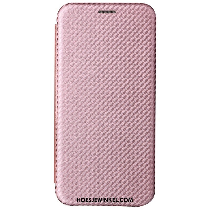 Bescherming Hoesje voor Samsung Galaxy S22 Plus 5G Folio-hoesje Koolstofvezel