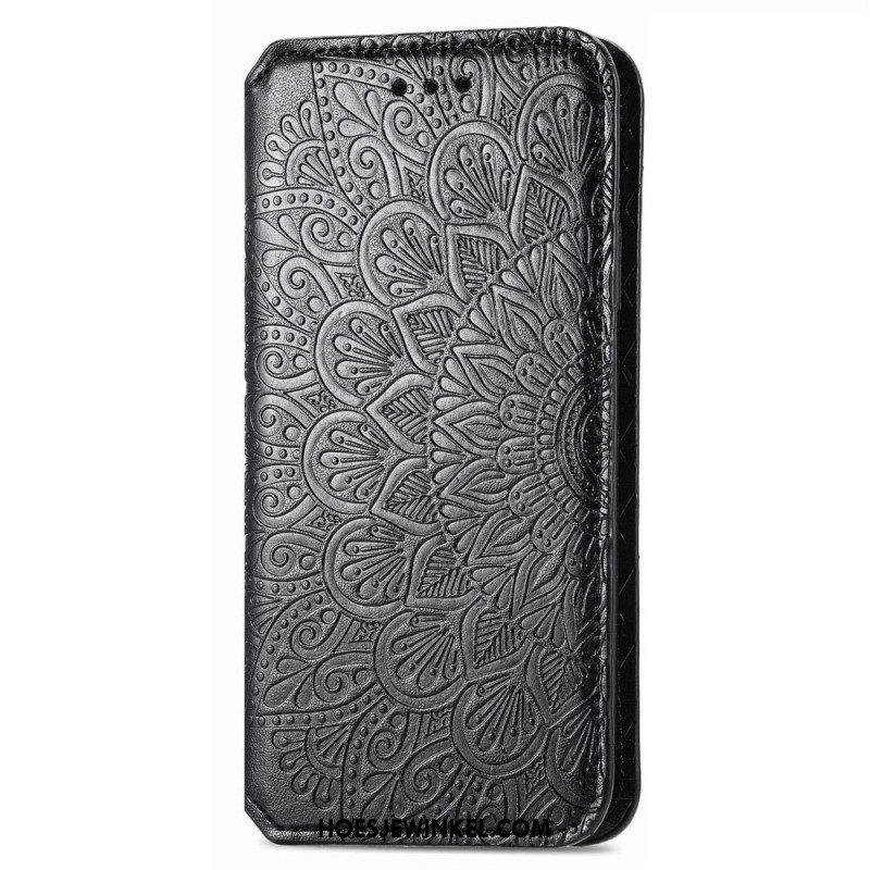 Bescherming Hoesje voor Samsung Galaxy S22 Ultra 5G Folio-hoesje Mandala