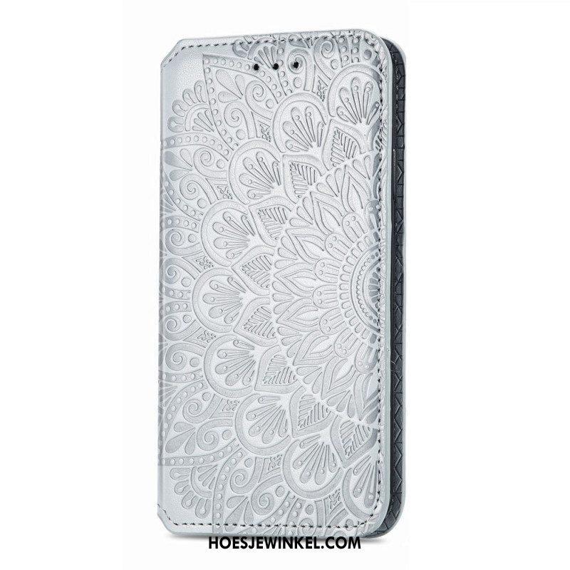 Bescherming Hoesje voor Samsung Galaxy S22 Ultra 5G Folio-hoesje Mandala