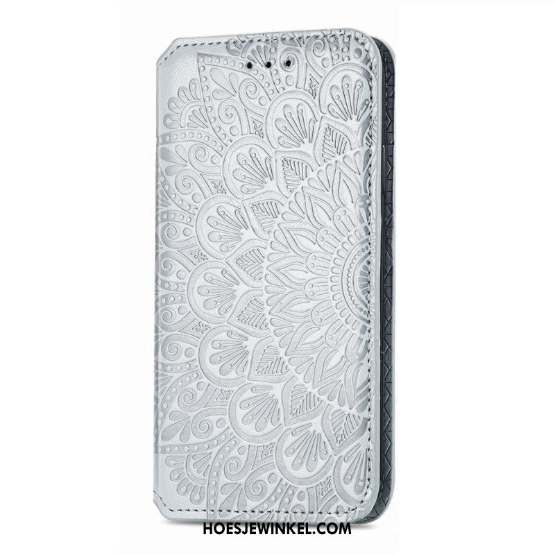 Bescherming Hoesje voor Samsung Galaxy S22 Ultra 5G Folio-hoesje Mandala