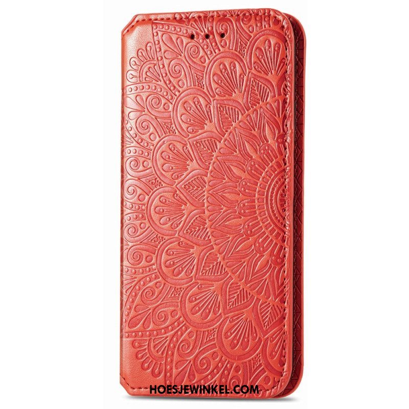 Bescherming Hoesje voor Samsung Galaxy S22 Ultra 5G Folio-hoesje Mandala