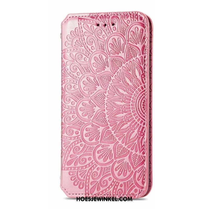 Bescherming Hoesje voor Samsung Galaxy S22 Ultra 5G Folio-hoesje Mandala