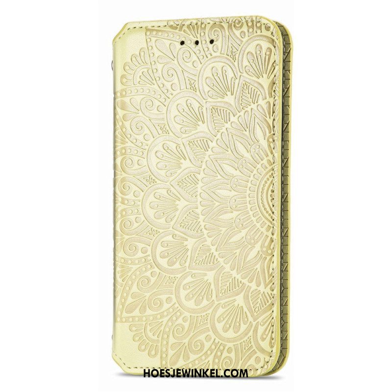 Bescherming Hoesje voor Samsung Galaxy S22 Ultra 5G Folio-hoesje Mandala