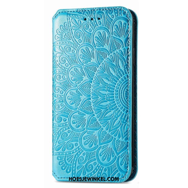 Bescherming Hoesje voor Samsung Galaxy S22 Ultra 5G Folio-hoesje Mandala