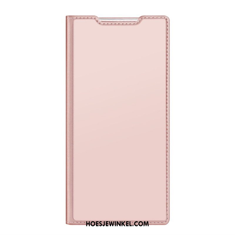 Bescherming Hoesje voor Samsung Galaxy S22 Ultra 5G Folio-hoesje Skinpro Dux Ducis