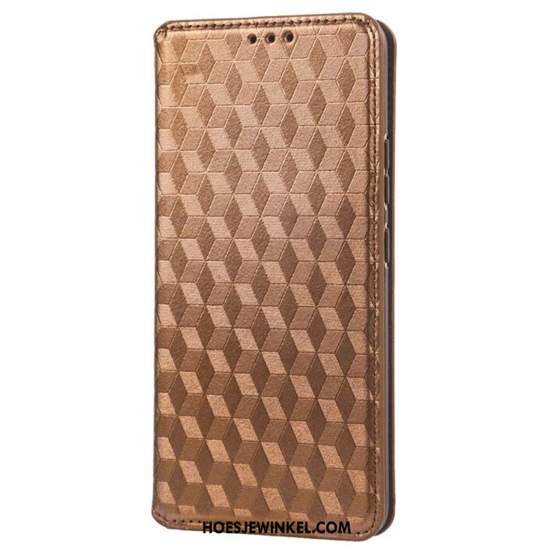 Bescherming Hoesje voor Samsung Galaxy S23 5G Folio-hoesje 3d Patroon