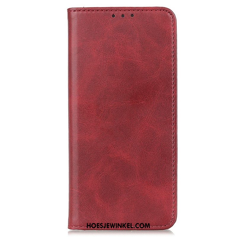 Bescherming Hoesje voor Samsung Galaxy S23 5G Folio-hoesje Gespleten Leer