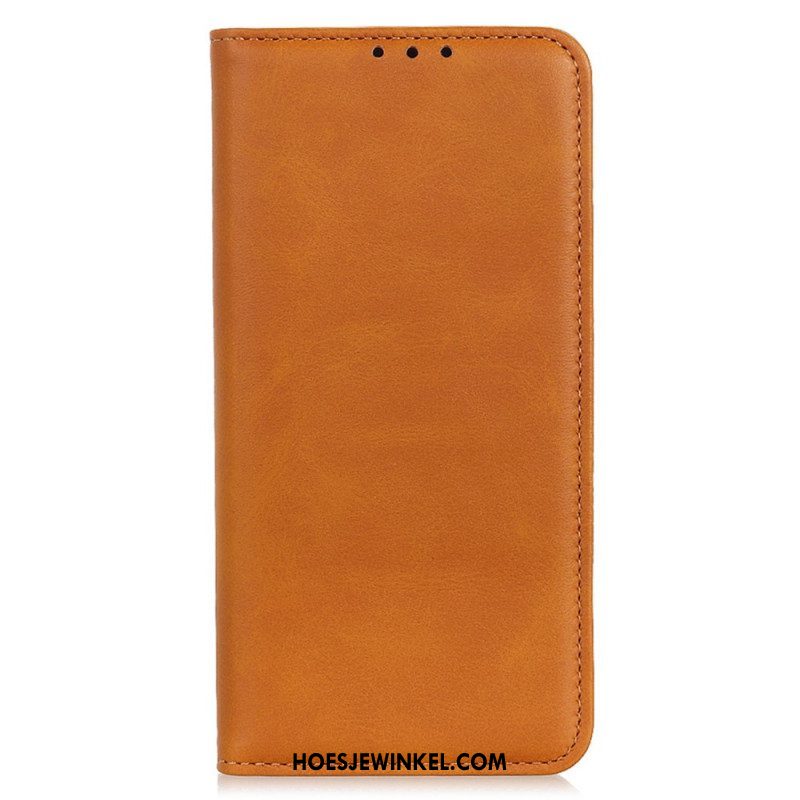 Bescherming Hoesje voor Samsung Galaxy S23 5G Folio-hoesje Gespleten Leer