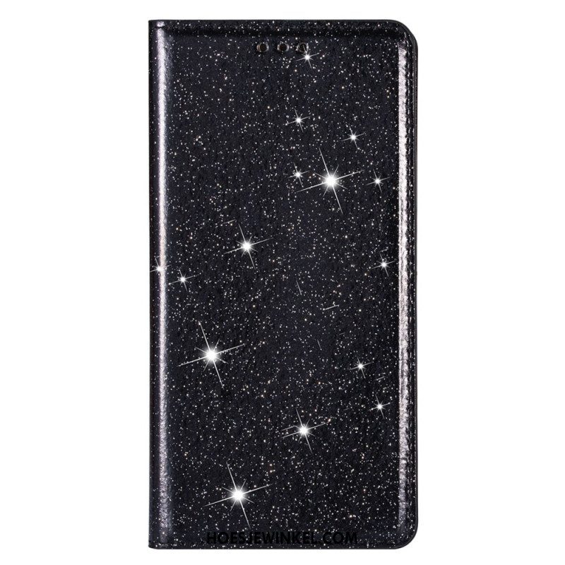 Bescherming Hoesje voor Samsung Galaxy S23 5G Folio-hoesje Paillettenstijl