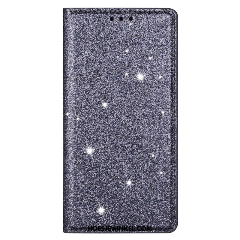 Bescherming Hoesje voor Samsung Galaxy S23 5G Folio-hoesje Paillettenstijl