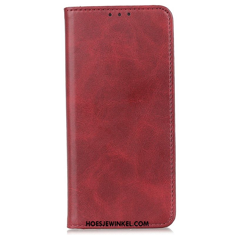 Bescherming Hoesje voor Samsung Galaxy S23 Plus 5G Folio-hoesje Gespleten Leer