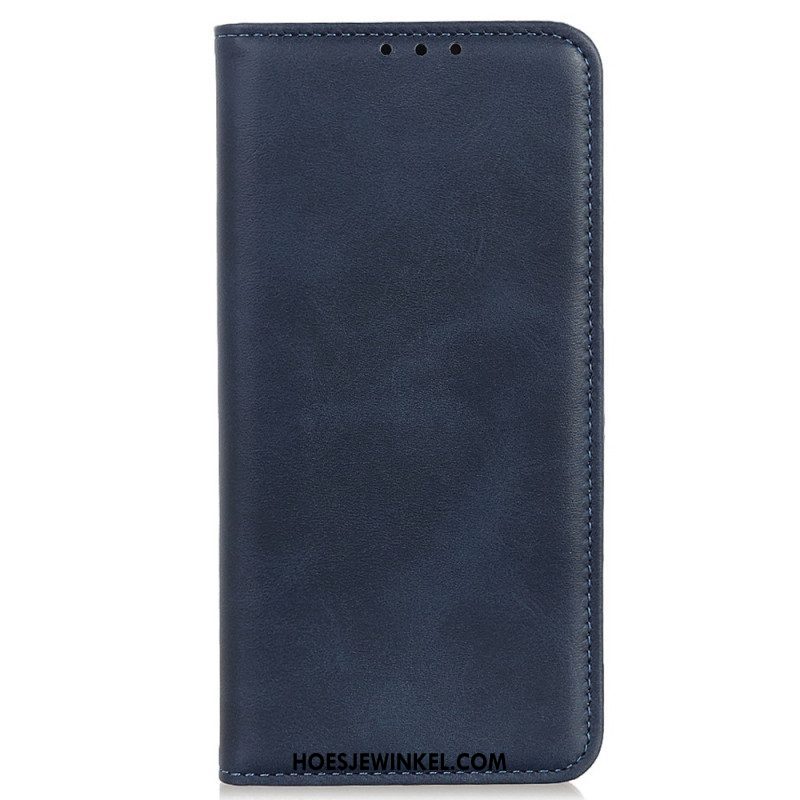 Bescherming Hoesje voor Samsung Galaxy S23 Plus 5G Folio-hoesje Gespleten Leer