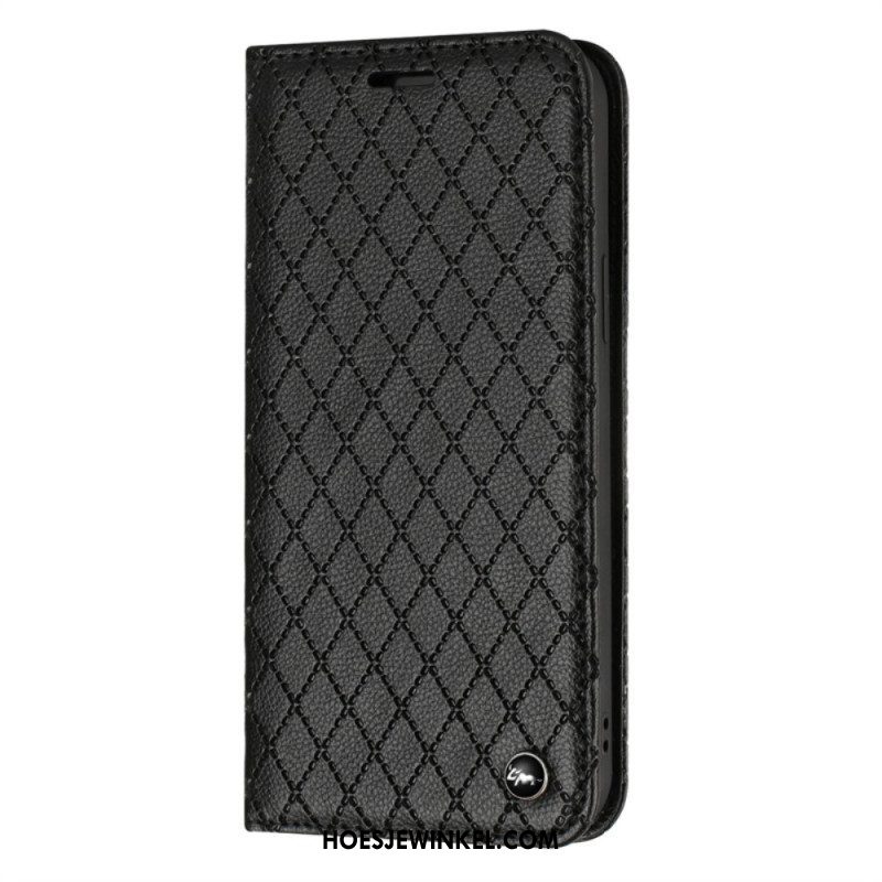 Bescherming Hoesje voor Samsung Galaxy S23 Ultra 5G Folio-hoesje Rfid-diamanten