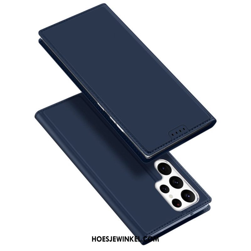 Bescherming Hoesje voor Samsung Galaxy S23 Ultra 5G Folio-hoesje Skin Pro-serie Dux Ducis